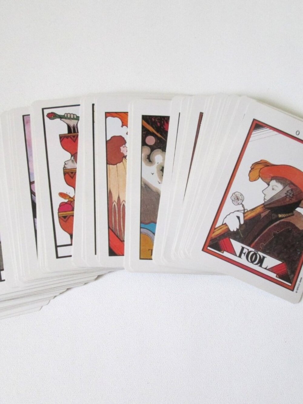 Vintage Aquarian Tarot Deck 70s Style Pop Art US Games 1970 No Box Instructions